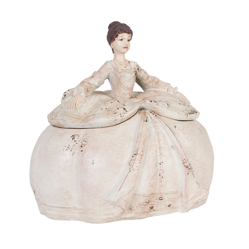 Schmuckkästchen Beige, Kunststoff 22x18x21 cm
