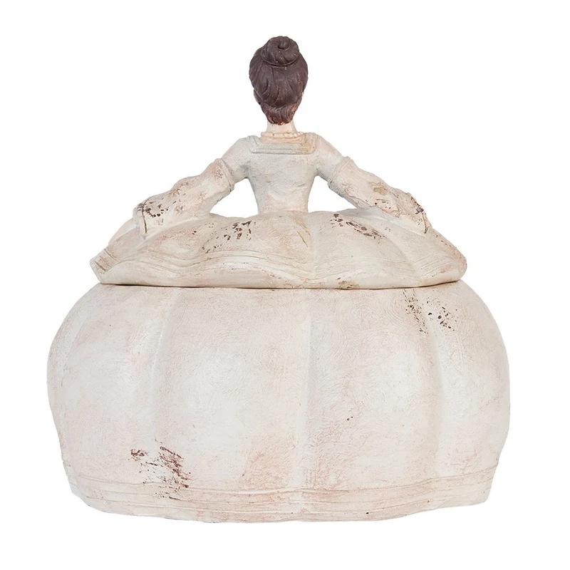 Schmuckkästchen Beige, Kunststoff 22x18x21 cm