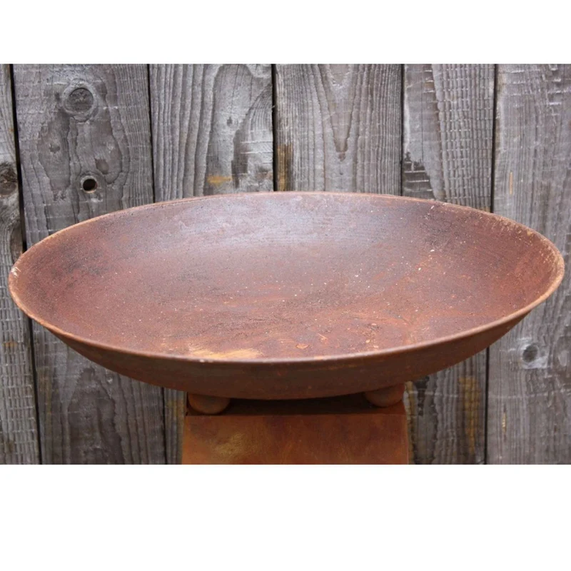 Deko Schale Rost Ø 47 cm | Gartendeko Vintage Pflanzschale