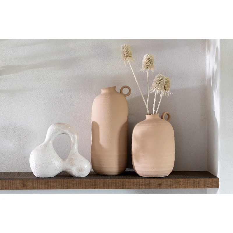 Vase Cassia Narrow Clay Beige Groß
