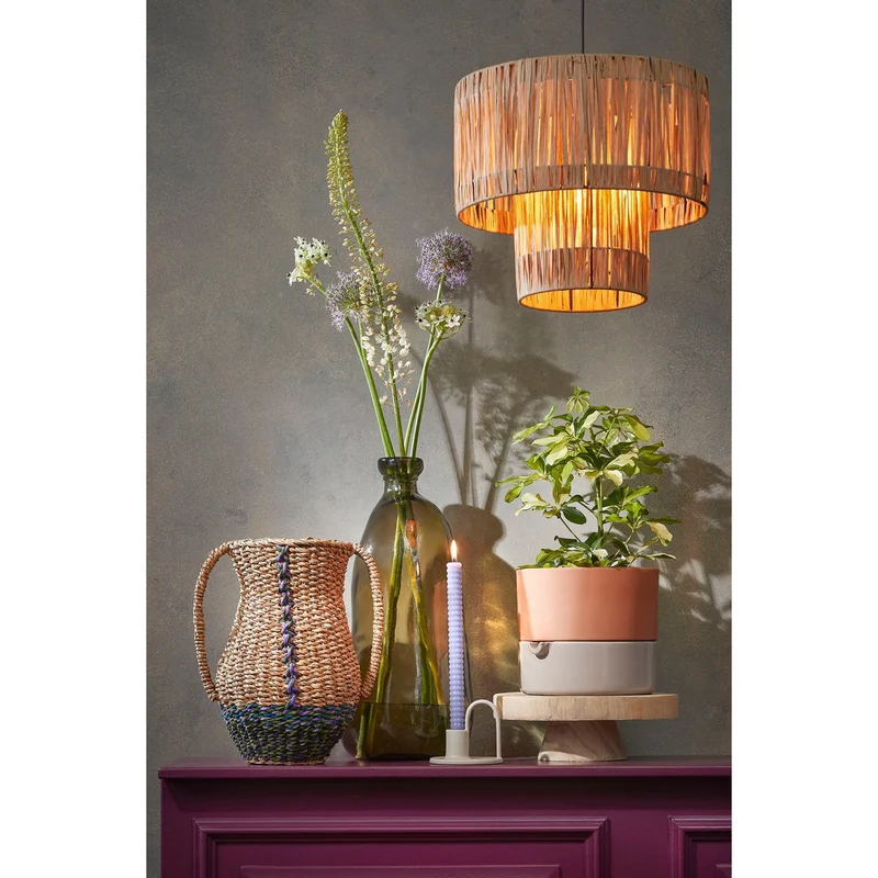 Cambridge Dekovase – H35 x Ø23 cm – Seegras – Grün
