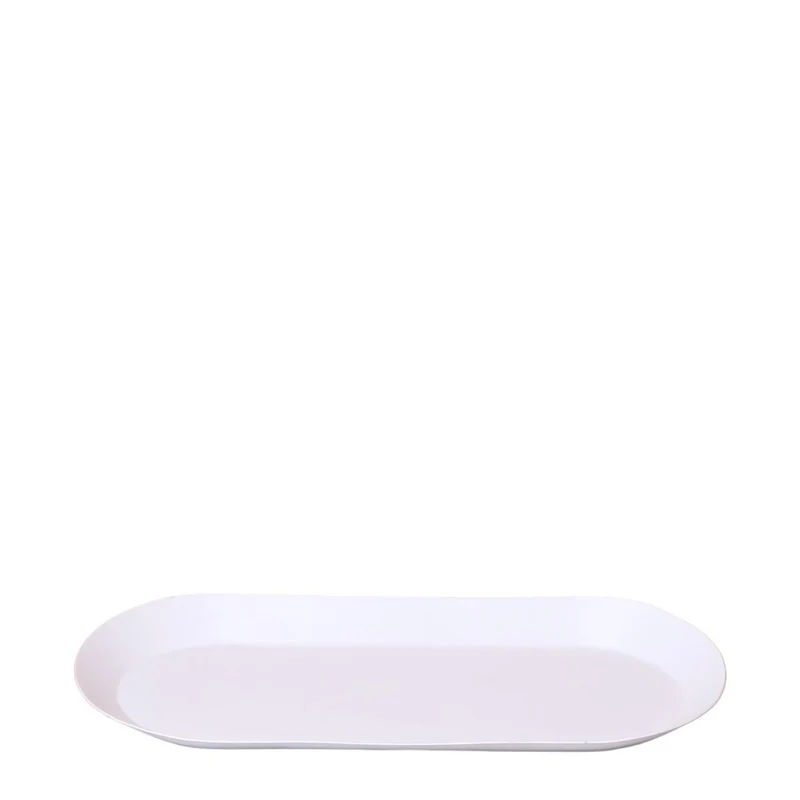 Teller oval - Ovale Tablett Ø30cm - Weiß