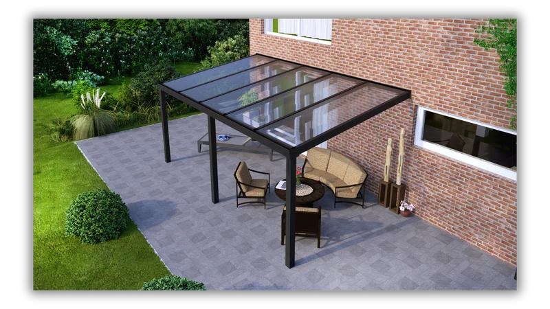 Terrassenüberdachung 500 cm x 300 cm