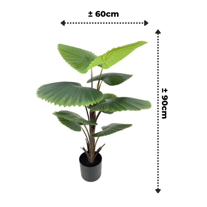 Künstliche Fächerpalme 90cm