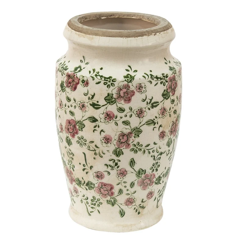 Dekovase Rosa, Beige ? 15x26cm