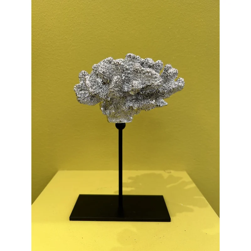 Korallenkollektion mit Metallständer (Champagnerkleur)