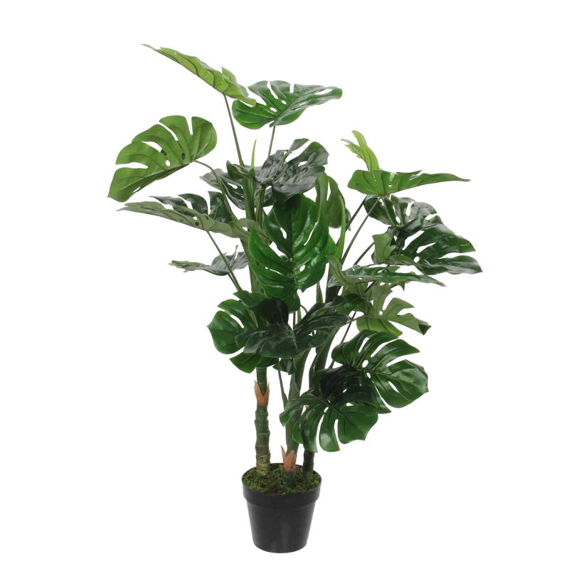 Künstliche Pflanze Monstera – H100 x Ø75 cm – Grün