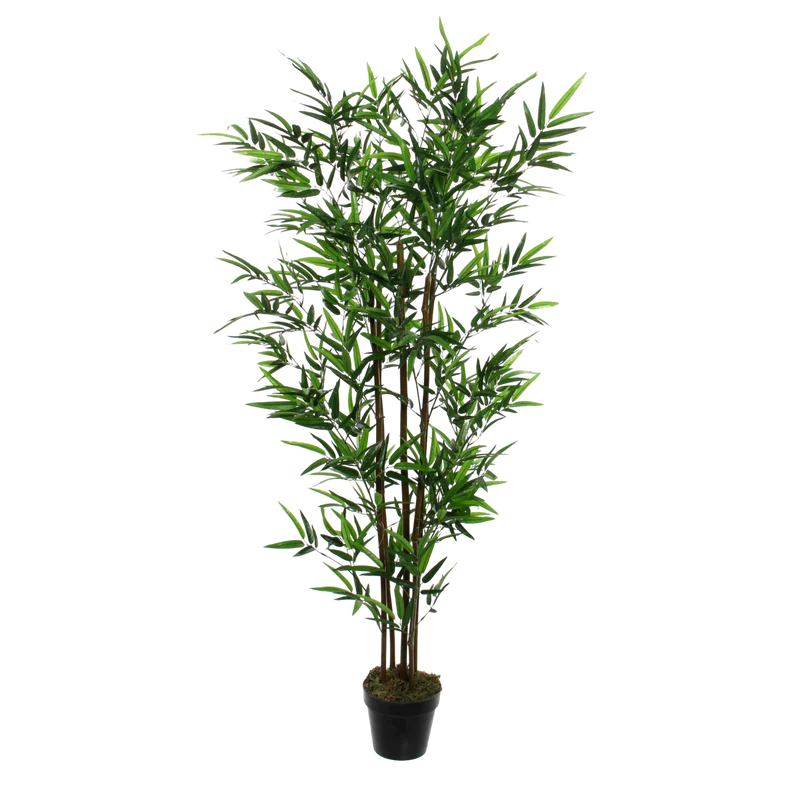 Künstliche Bambuspflanze – H155 x Ø90 cm – Grün