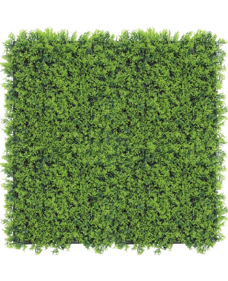 Kunstpflanzen Wand Cupressus 50x50 cm UV